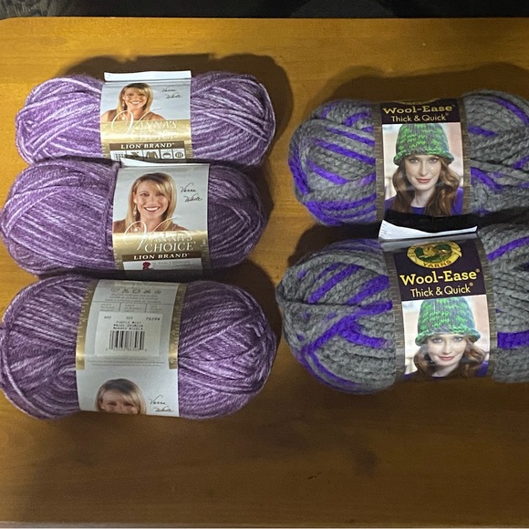 New Yarn 23 skeins - varying weights & fiber. Acrylic, wool & cotton. - Picture 3 of 6